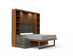 Academy Wall Bed with Sofa - Queen Size - Vertical