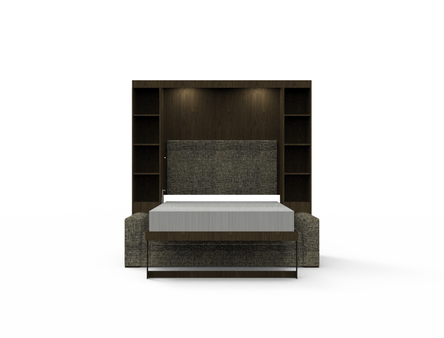 Academy Wall Bed with Sofa - Queen Size - Vertical