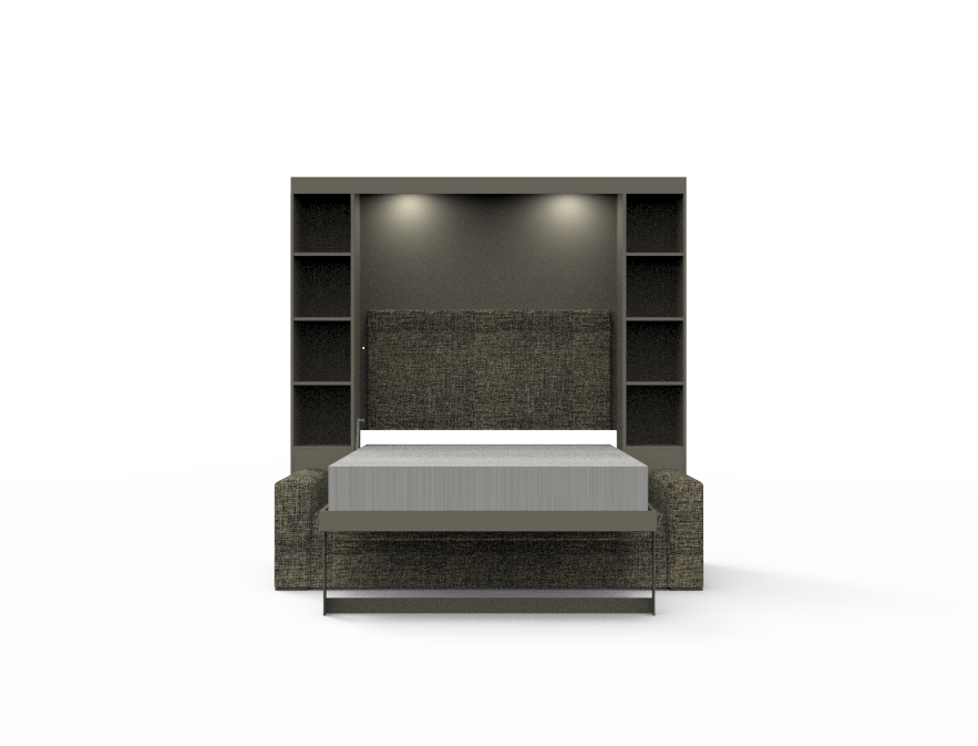 Academy Wall Bed with Sofa - Queen Size - Vertical
