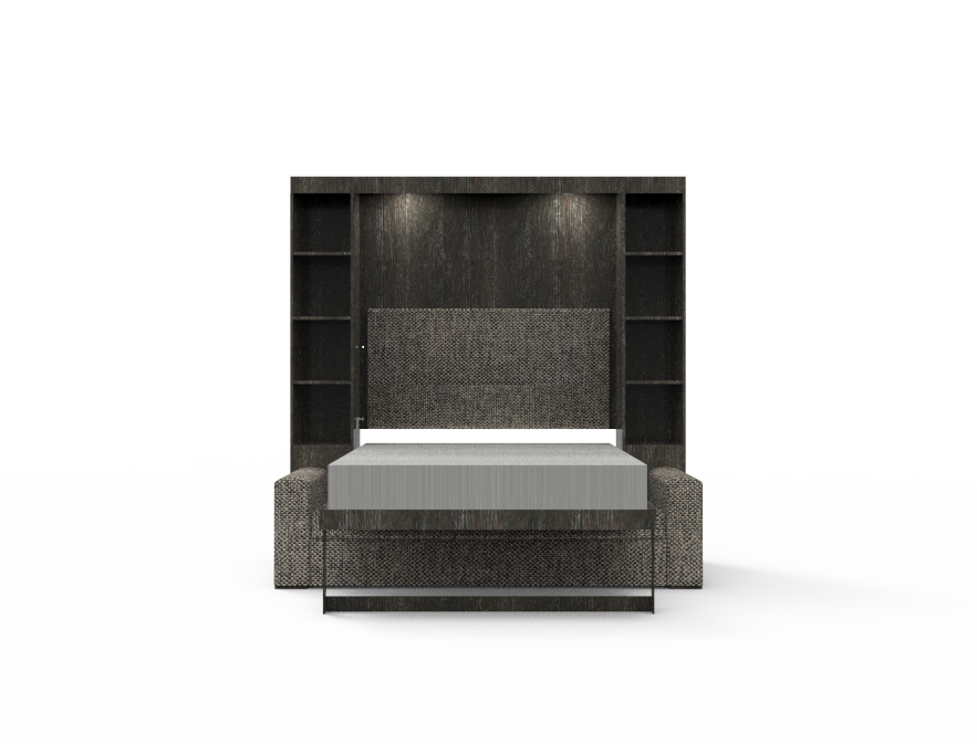 Academy Wall Bed with Sofa - Queen Size - Vertical