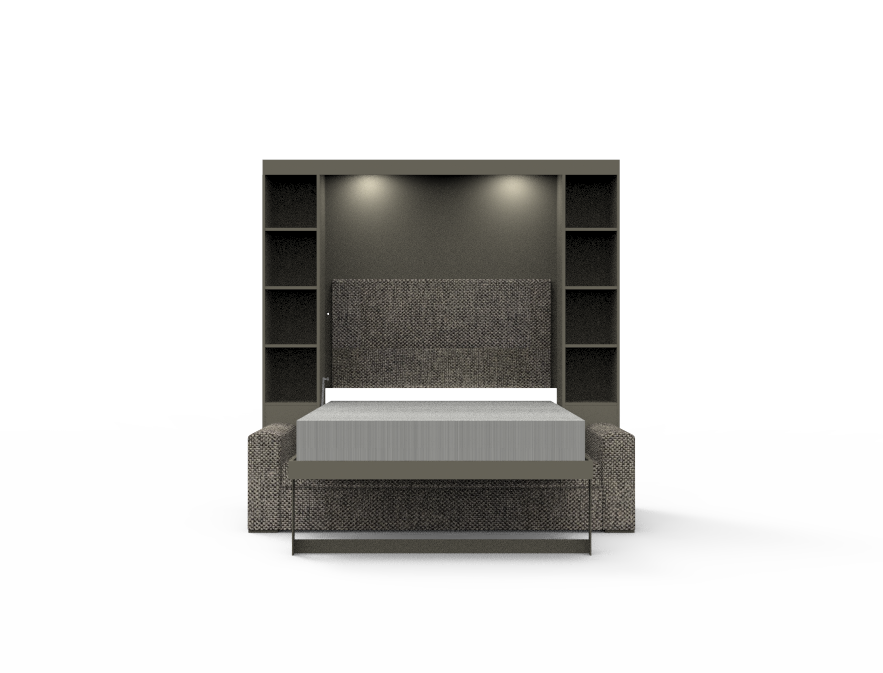 Academy Wall Bed with Sofa - Queen Size - Vertical