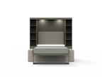 Academy Wall Bed with Sofa - Queen Size - Vertical