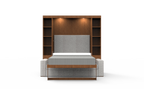 Academy Wall Bed with Sofa - Queen Size - Vertical