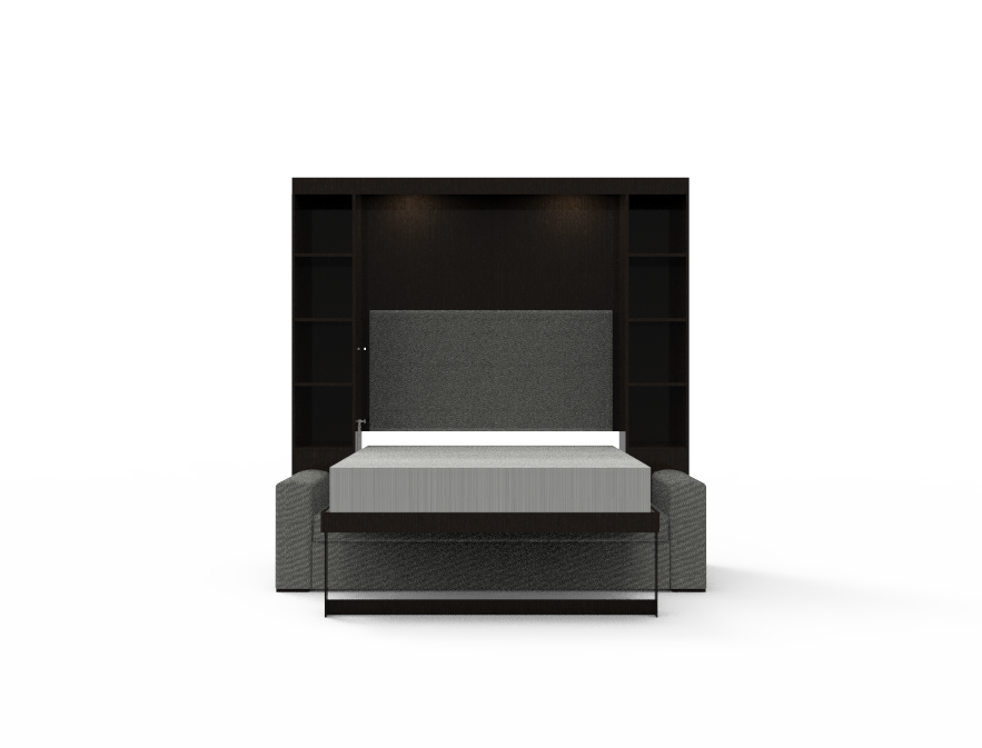 Academy Wall Bed with Sofa - Queen Size - Vertical