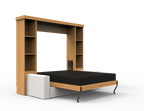 Academy Wall Bed with Sofa - Vertical - Queen Size