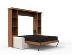 Academy Wall Bed with Sofa - Vertical - Queen Size