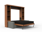 Academy Wall Bed with Sofa - Vertical - Queen Size