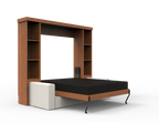 Academy Wall Bed with Sofa - Vertical - Queen Size