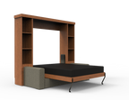 Academy Wall Bed with Sofa - Vertical - Queen Size