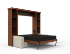 Academy Wall Bed with Sofa - Vertical - Queen Size