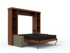 Academy Wall Bed with Sofa - Vertical - Queen Size