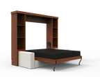 Academy Wall Bed with Sofa - Vertical - Queen Size