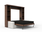 Academy Wall Bed with Sofa - Vertical - Queen Size