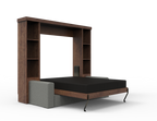 Academy Wall Bed with Sofa - Vertical - Queen Size