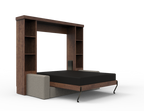 Academy Wall Bed with Sofa - Vertical - Queen Size