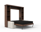 Academy Wall Bed with Sofa - Vertical - Queen Size
