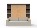 Academy Wall Bed with Sofa - Vertical - Queen Size