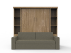 Academy Wall Bed with Sofa - Vertical - Queen Size