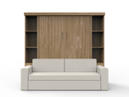 Academy Wall Bed with Sofa - Vertical - Queen Size