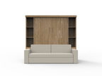 Academy Wall Bed with Sofa - Vertical - Queen Size