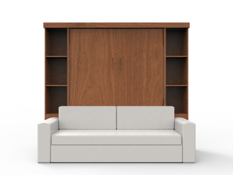 Academy Wall Bed with Sofa - Vertical - Queen Size