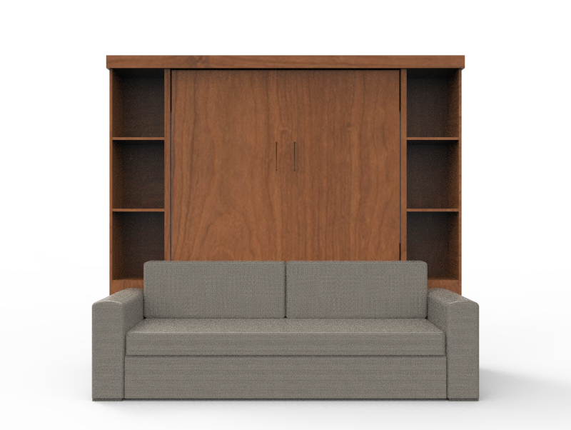 Academy Wall Bed with Sofa - Vertical - Queen Size