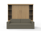 Academy Wall Bed with Sofa - Vertical - Queen Size
