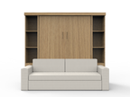 Academy Wall Bed with Sofa - Vertical - Queen Size