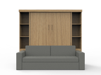 Academy Wall Bed with Sofa - Vertical - Queen Size