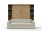 Academy Wall Bed with Sofa - Vertical - Queen Size