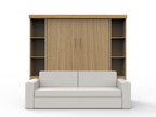 Academy Wall Bed with Sofa - Vertical - Queen Size