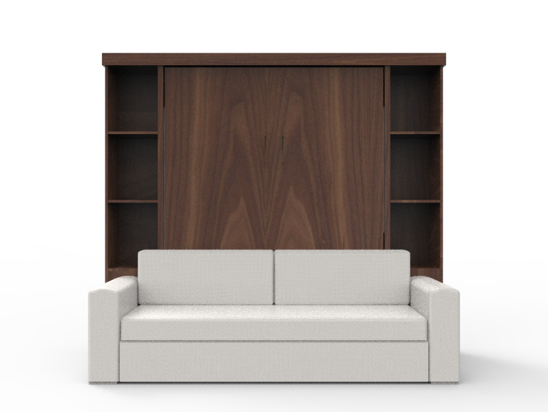 Academy Wall Bed with Sofa - Vertical - Queen Size