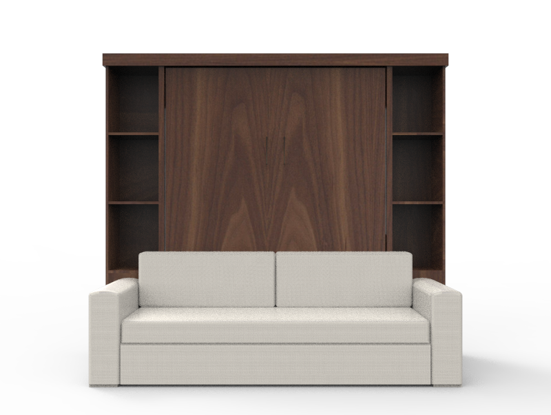 Academy Wall Bed with Sofa - Vertical - Queen Size