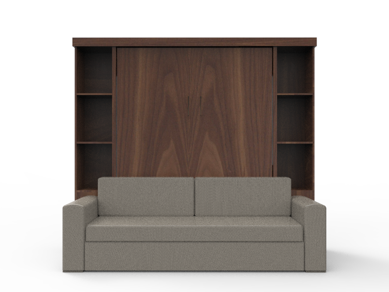Academy Wall Bed with Sofa - Vertical - Queen Size