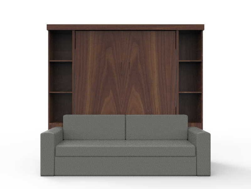 Academy Wall Bed with Sofa - Vertical - Queen Size