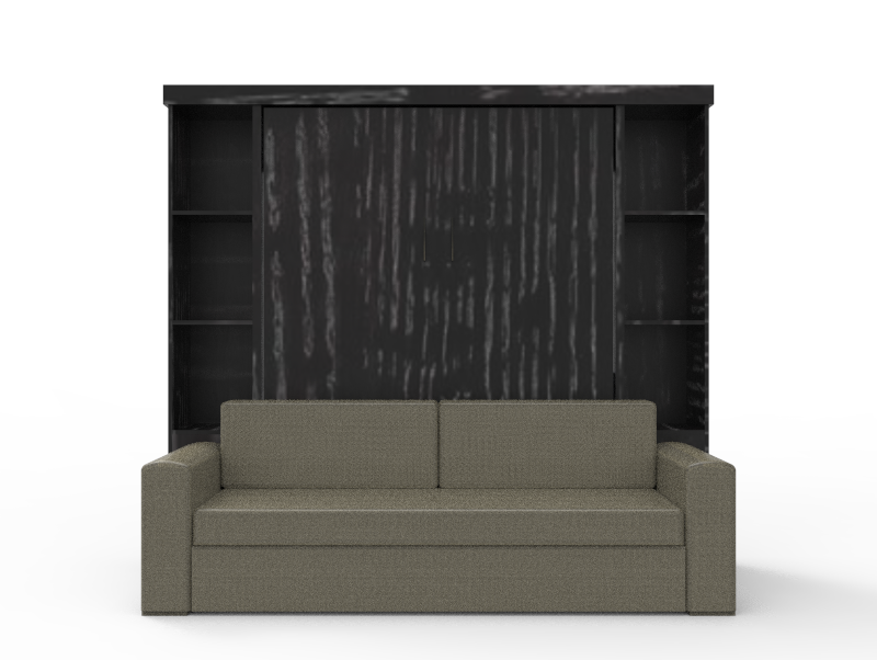 Academy Wall Bed with Sofa - Vertical - Queen Size