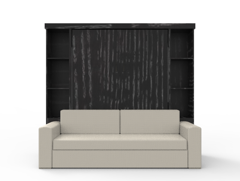 Academy Wall Bed with Sofa - Vertical - Queen Size