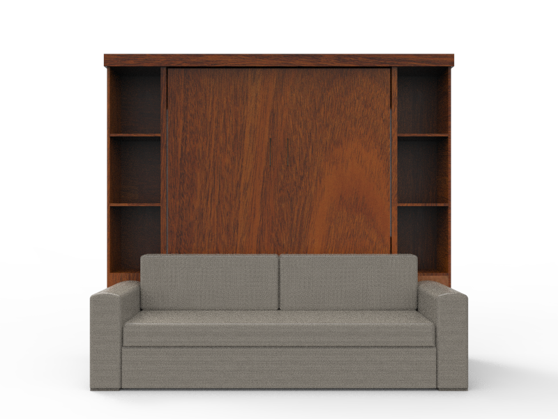 Academy Wall Bed with Sofa - Vertical - Queen Size