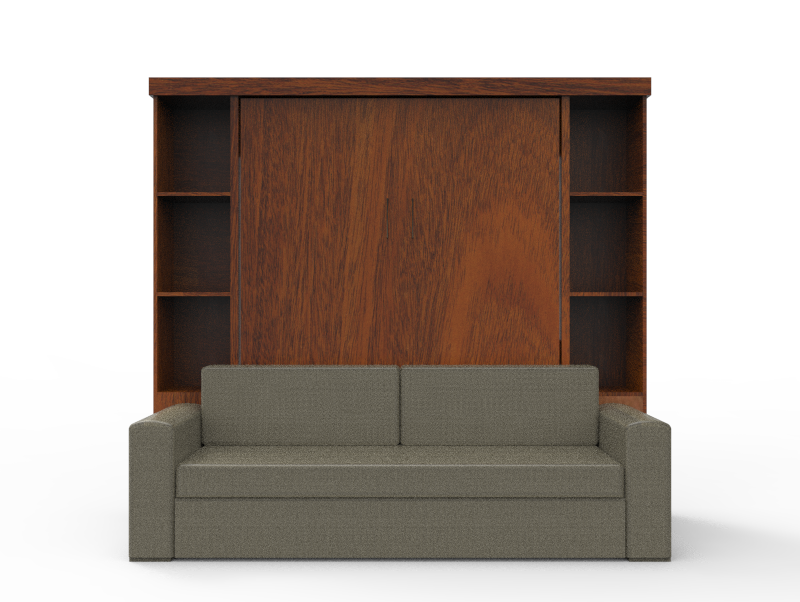 Academy Wall Bed with Sofa - Vertical - Queen Size