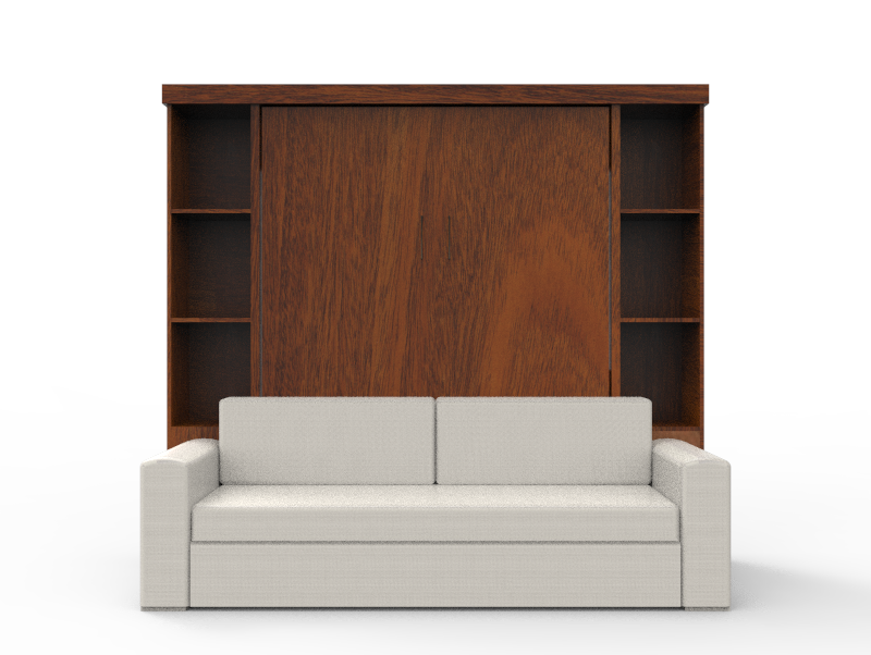 Academy Wall Bed with Sofa - Vertical - Queen Size