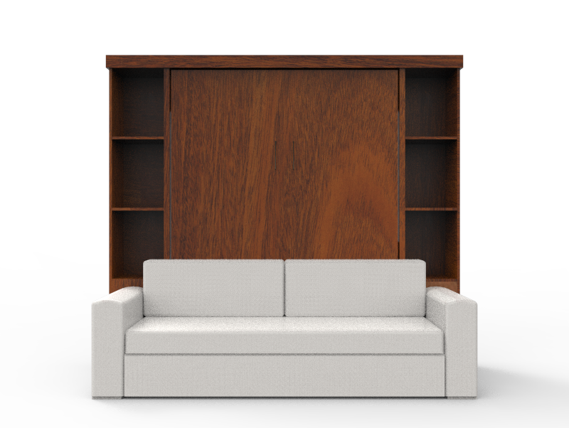 Academy Wall Bed with Sofa - Vertical - Queen Size