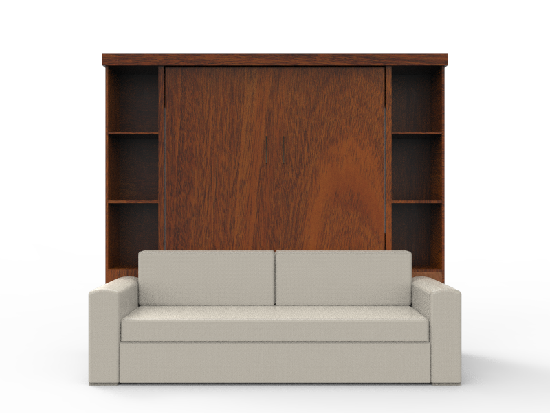 Academy Wall Bed with Sofa - Vertical - Queen Size