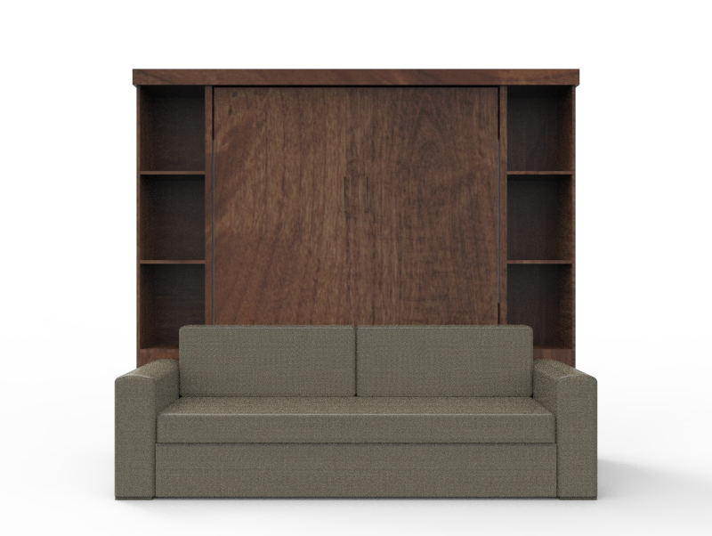Academy Wall Bed with Sofa - Vertical - Queen Size