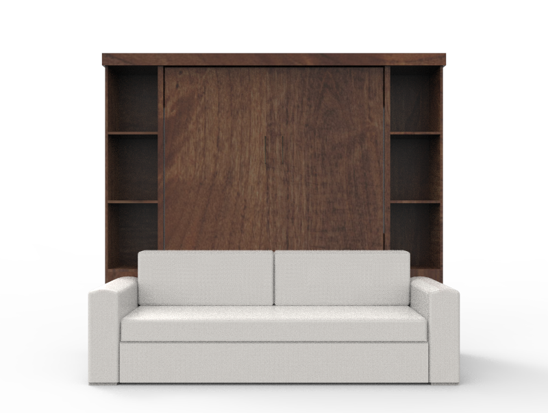 Academy Wall Bed with Sofa - Vertical - Queen Size