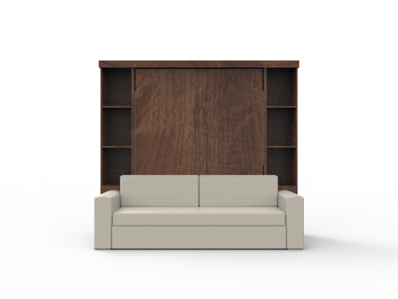 Academy Wall Bed with Sofa - Vertical - Queen Size