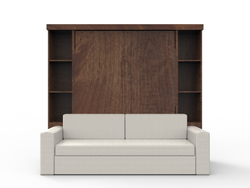 Academy Wall Bed with Sofa - Vertical - Queen Size