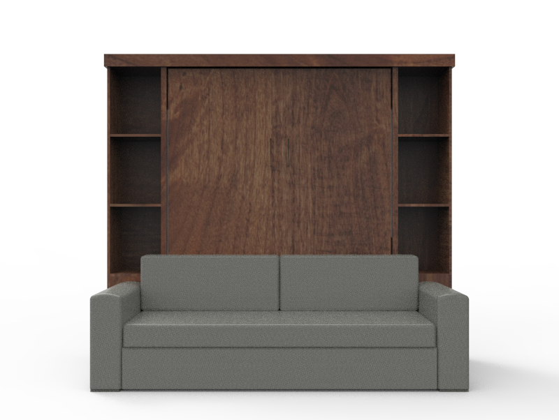 Academy Wall Bed with Sofa - Vertical - Queen Size