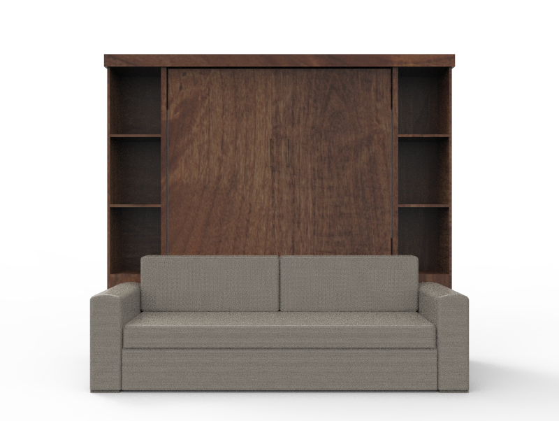Academy Wall Bed with Sofa - Vertical - Queen Size