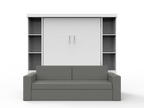 Academy Wall Bed with Sofa - Vertical - Queen Size