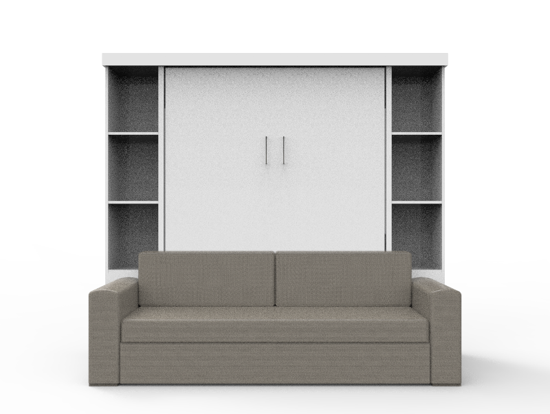 Academy Wall Bed with Sofa - Vertical - Queen Size